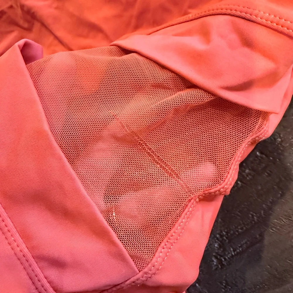 bright orange One-Piece Swimsuit size 12